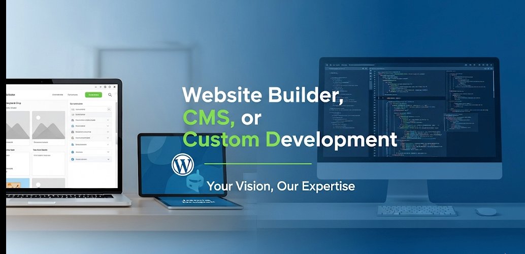 Website Builder, CMS, or Custom Development: Which Is Best?